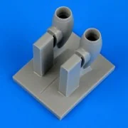 P-38 Lightning air intakes for HASEGAWA, 1/48 - Quickboost QB48 549 P-38 Lightning air intakes for HASEGAWA, 1/48 - Quickboost QB48 549