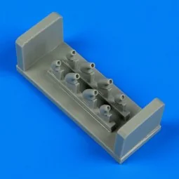 Yak-1/1b exhaust for Modelsvit, 1/48 - Quickboost QB48 552