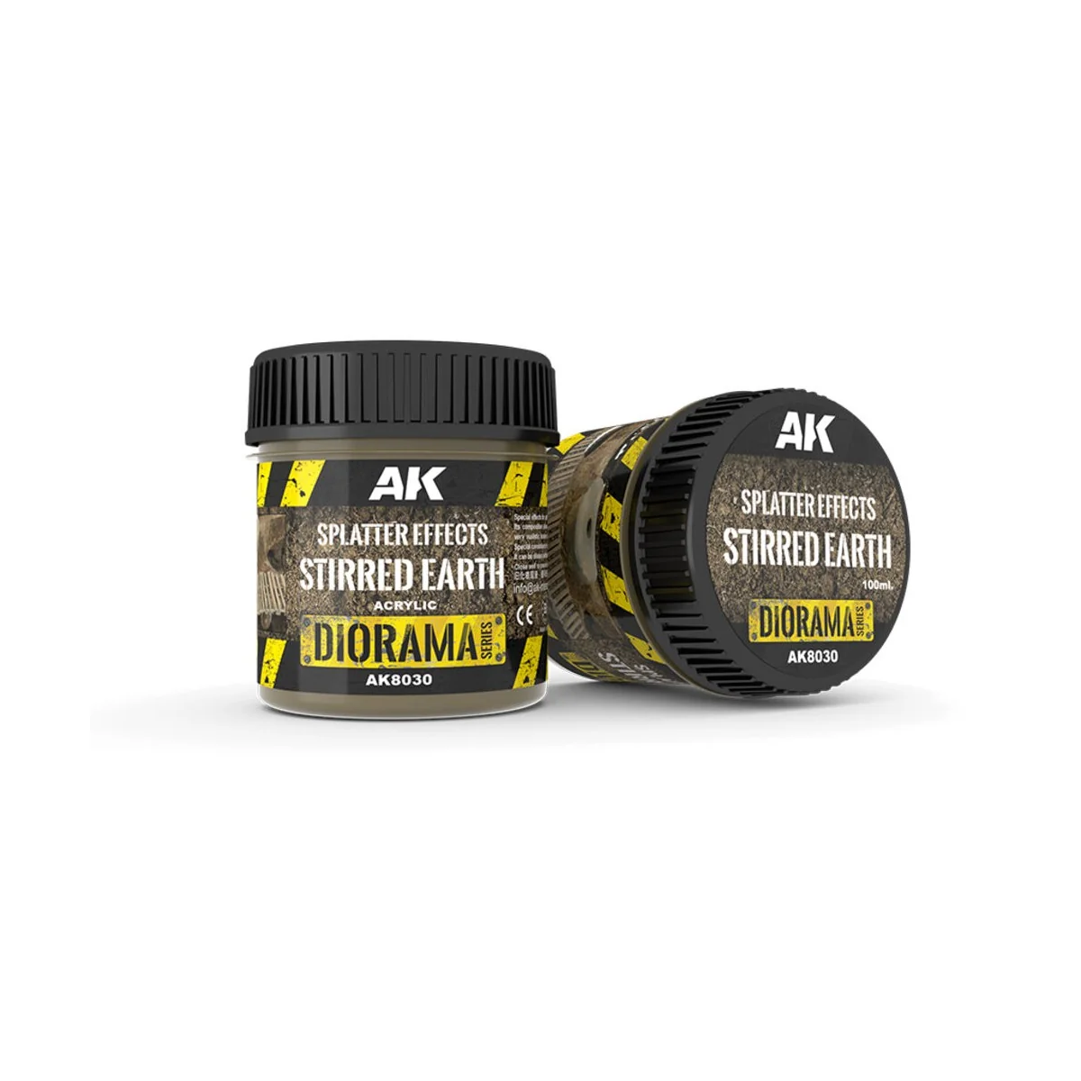SPLATTER EFFECTS STIRRED EARTH - 100ml (Acrylic) - AK Interactive A...