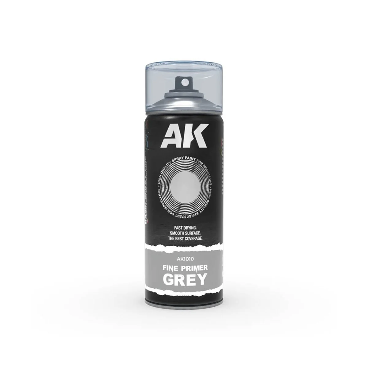 Fine Primer Grey - Spray 400ml (Includes 2 nozzles) - AK Interactiv... Fine Primer Grey - Spray 400ml (Includes 2 nozzles) - AK Interactiv...