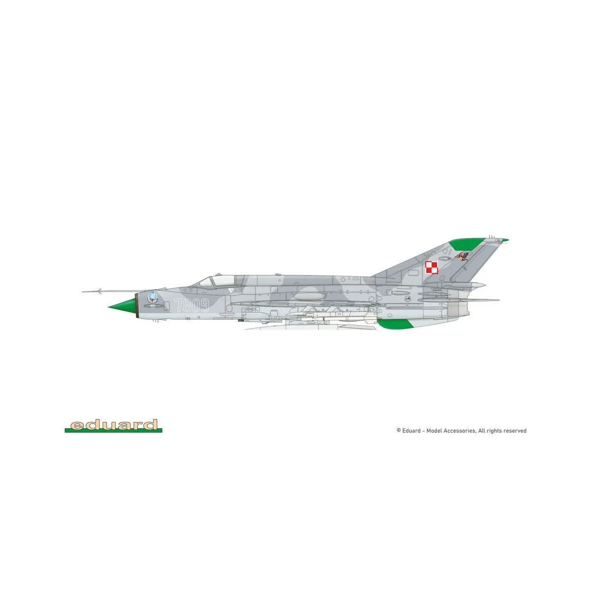 MiG-21MF, Profipack, 1/48 - Eduard Plastic Kits 8231