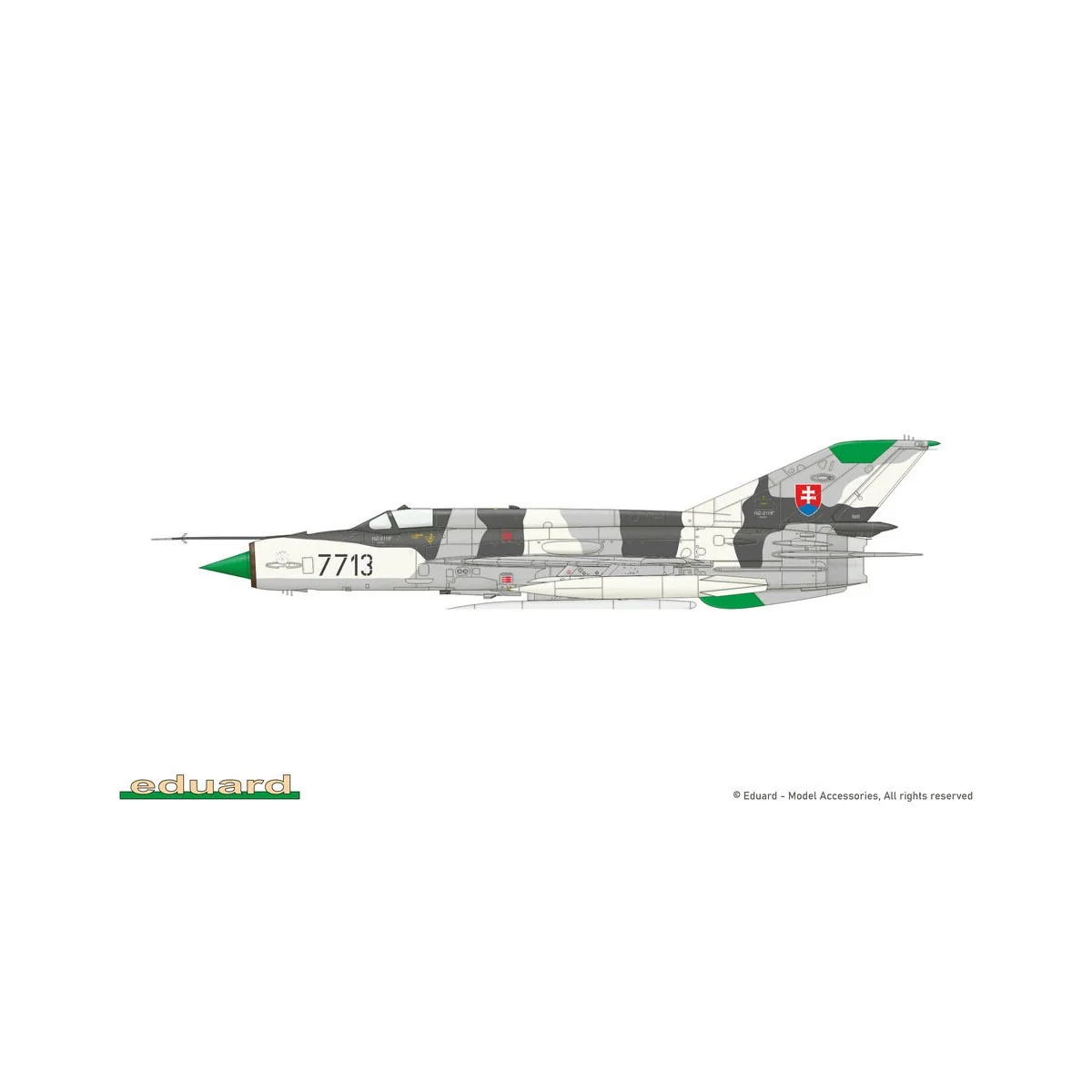 MiG-21MF, Profipack, 1/48 - Eduard Plastic Kits 8231
