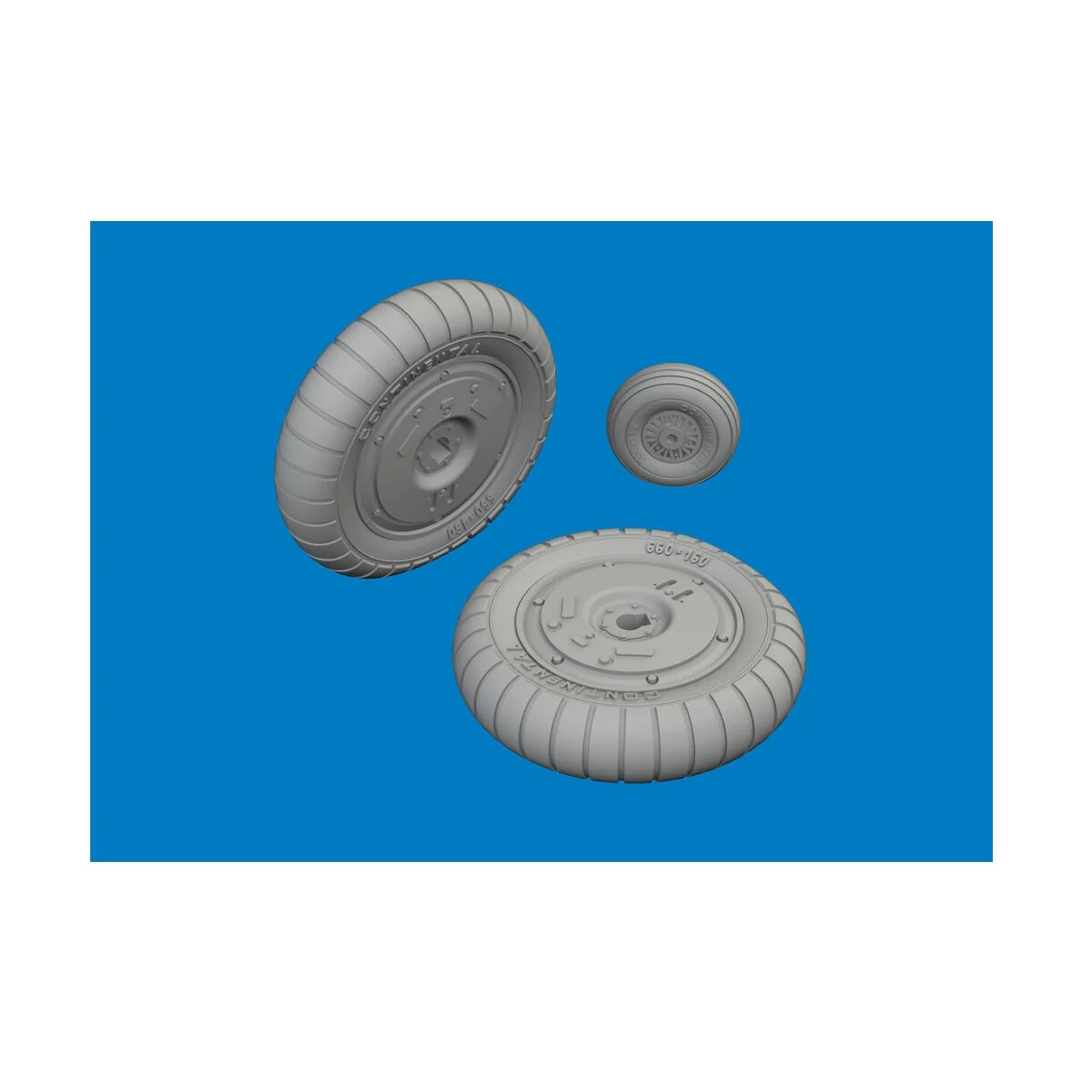 Bf 109G-5/6 wheels for Airfix, 1/24 - Eduard Accessories 624008 Bf 109G-5/6 wheels for Airfix, 1/24 - Eduard Accessories 624008