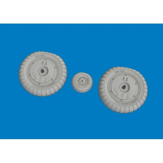 Bf 109G-5/6 wheels for Airfix, 1/24 - Eduard Accessories 624008 Bf 109G-5/6 wheels for Airfix, 1/24 - Eduard Accessories 624008