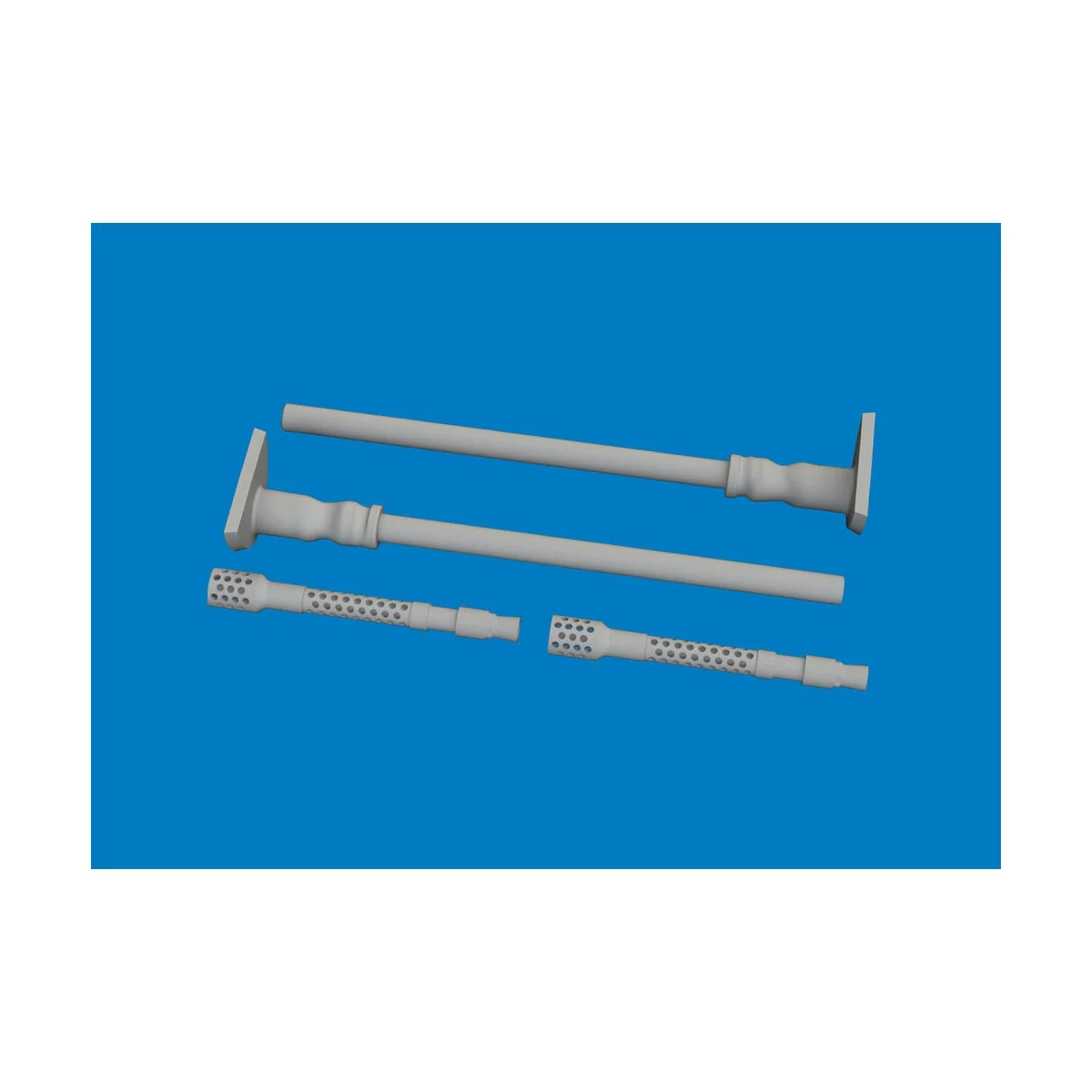 Bf 109G-5/6 gun barrels PRINT for Airfix, 1/24 - Eduard Accessories... Bf 109G-5/6 gun barrels PRINT for Airfix, 1/24 - Eduard Accessories...
