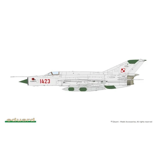 MiG-21R, 1/72 - Eduard Plastic Kits 70147