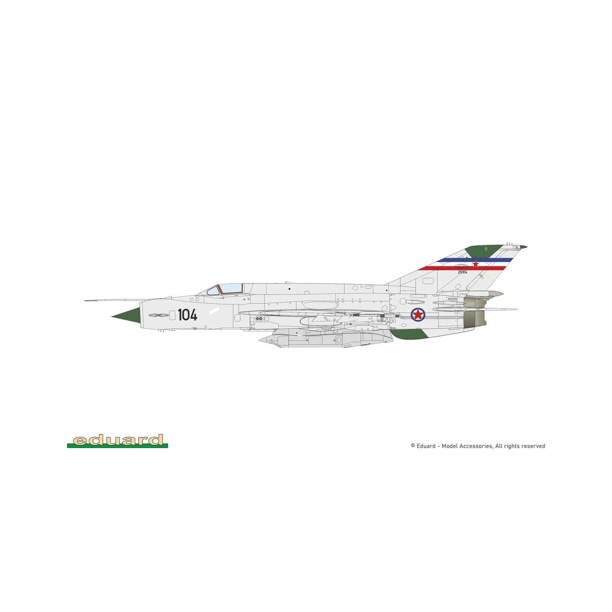 MiG-21R, 1/72 - Eduard Plastic Kits 70147