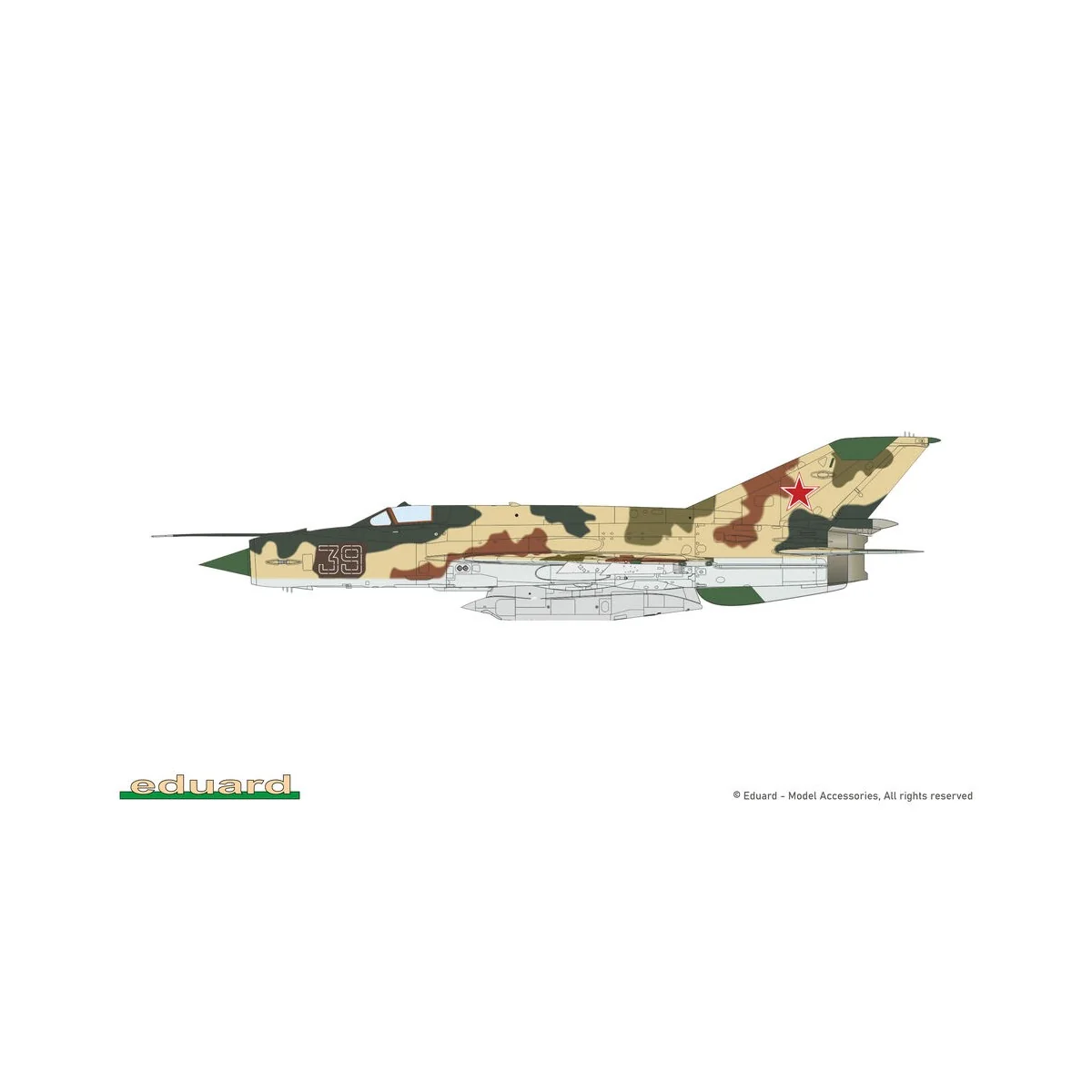 MiG-21R, 1/72 - Eduard Plastic Kits 70147