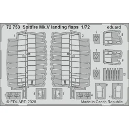 Spitfire Mk.V landing flaps for Eduard, 1/72 - Eduard Accessories 7... 2