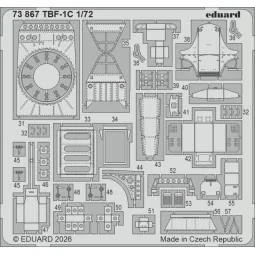 TBF-1C for Hobby Boss, 1/72 - Eduard Accessories 73867 2