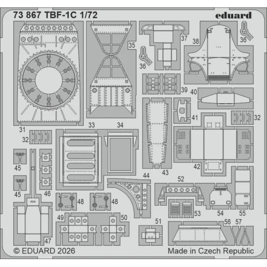 TBF-1C for Hobby Boss, 1/72 - Eduard Accessories 73867