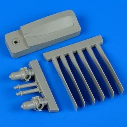 S2F Tracker propellers w/tool f.Kinetic, 1/48 - Quickboost QB48 569