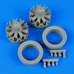 PV-1 Ventura engines for Revell - Quickboost QB48 570