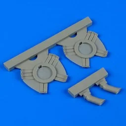 Ki45 Nick exhaust for Hasegawa - Quickboost QB48 571