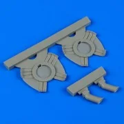 Ki45 Nick exhaust for Hasegawa, 1/48 - Quickboost QB48 571 Ki45 Nick exhaust for Hasegawa, 1/48 - Quickboost QB48 571