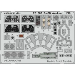 P-40N Weekend for Eduard, 1/48 - Eduard Accessories FE1583