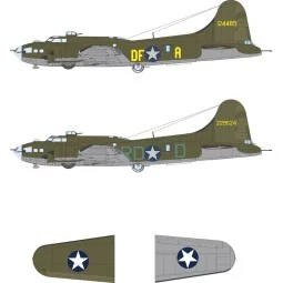 B-17F US national insignia & code letters for Revell, 1/48 - Eduard...