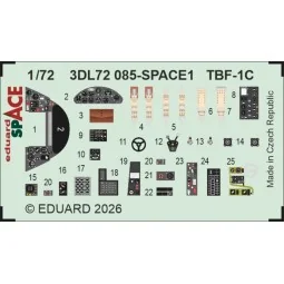 TBF-1C SPACE for Hobby Boss, 1/72 - Eduard Accessories 3DL72085