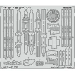 F-16I SUFA for Great Wall Hobby, 1/48 - Eduard Accessories 491581