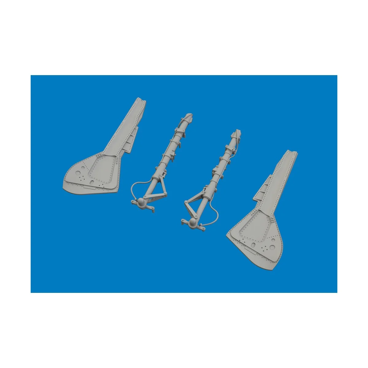 Fw 190A-8/R2 undercarriage legs PRINT for Eduard, 1/48 - Eduard Acc...