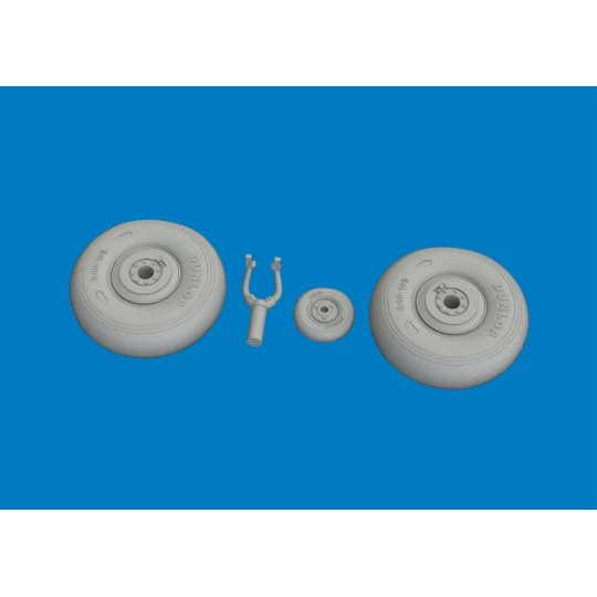 Hurricane Mk.I wheels for Arma Hobby, 1/48 - Eduard Accessories 648...