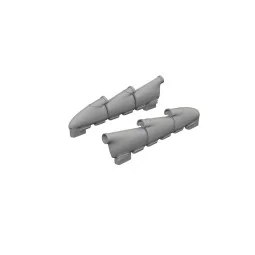 Hurricane Mk.I exhaust rounded PRINT for Arma Hobby, 1/48 - Eduard ... 2