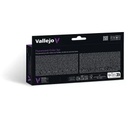 Fluorescent Color Set 18 ml - Vallejo 72214