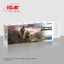 WWII French infantry - ICM 3091