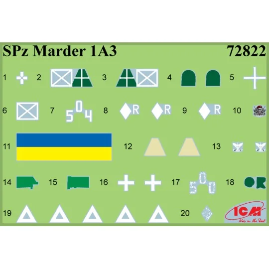 Military vechicles of the Armed Forces of Ukraine (SPz Marder 1A3, ...