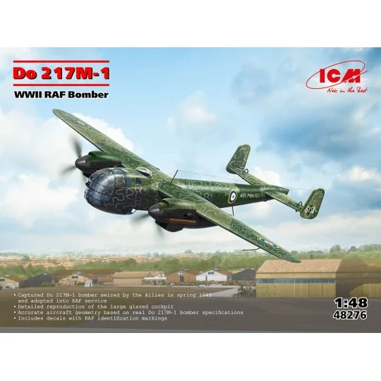 Do 217M-1, WWII RAF Bomber, 1/48 - ICM 48276