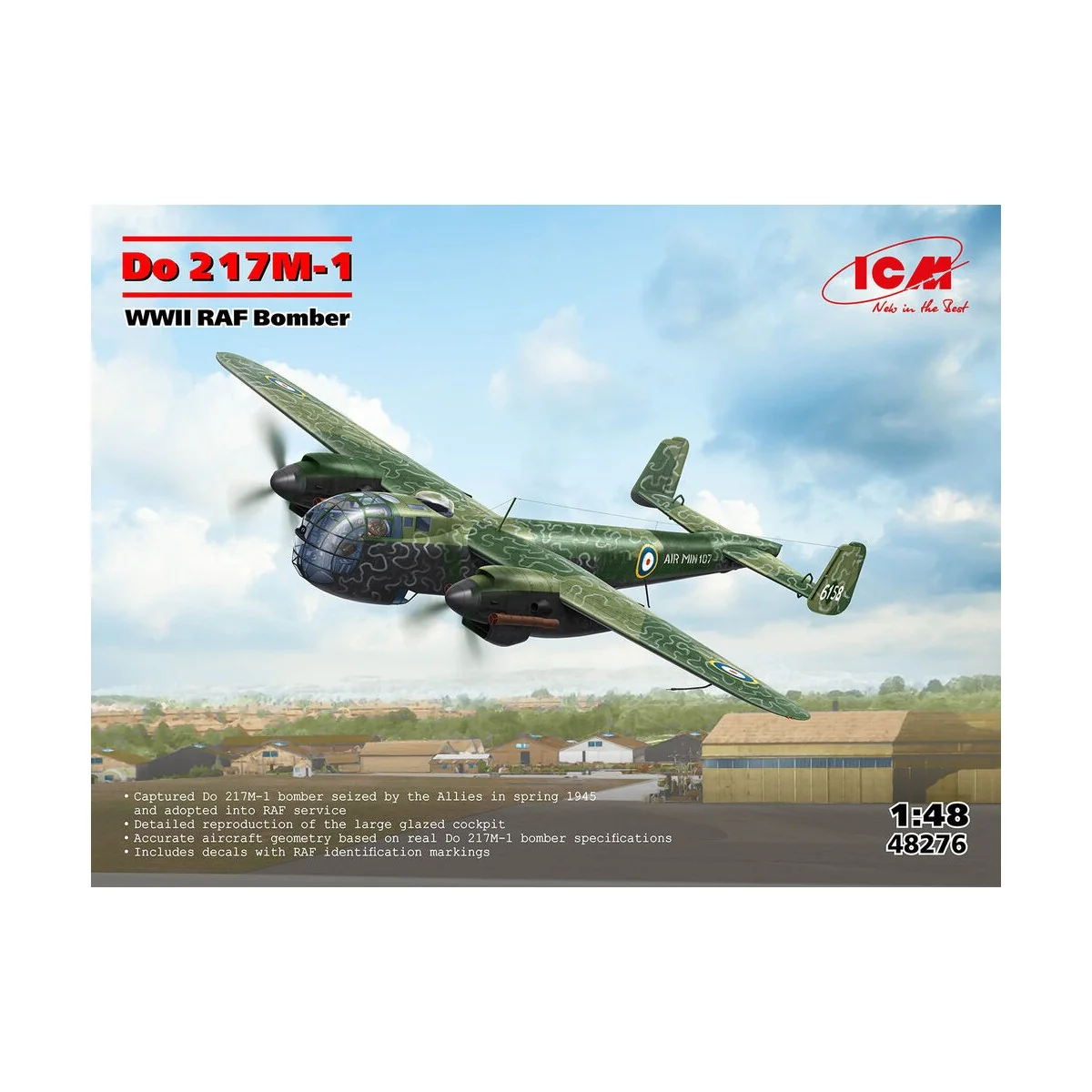 Do 217M-1, WWII RAF Bomber, 1/48 - ICM 48276