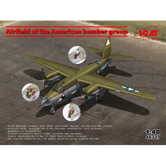 Airfield of the American bomber group, 1/48 - ICM 48327