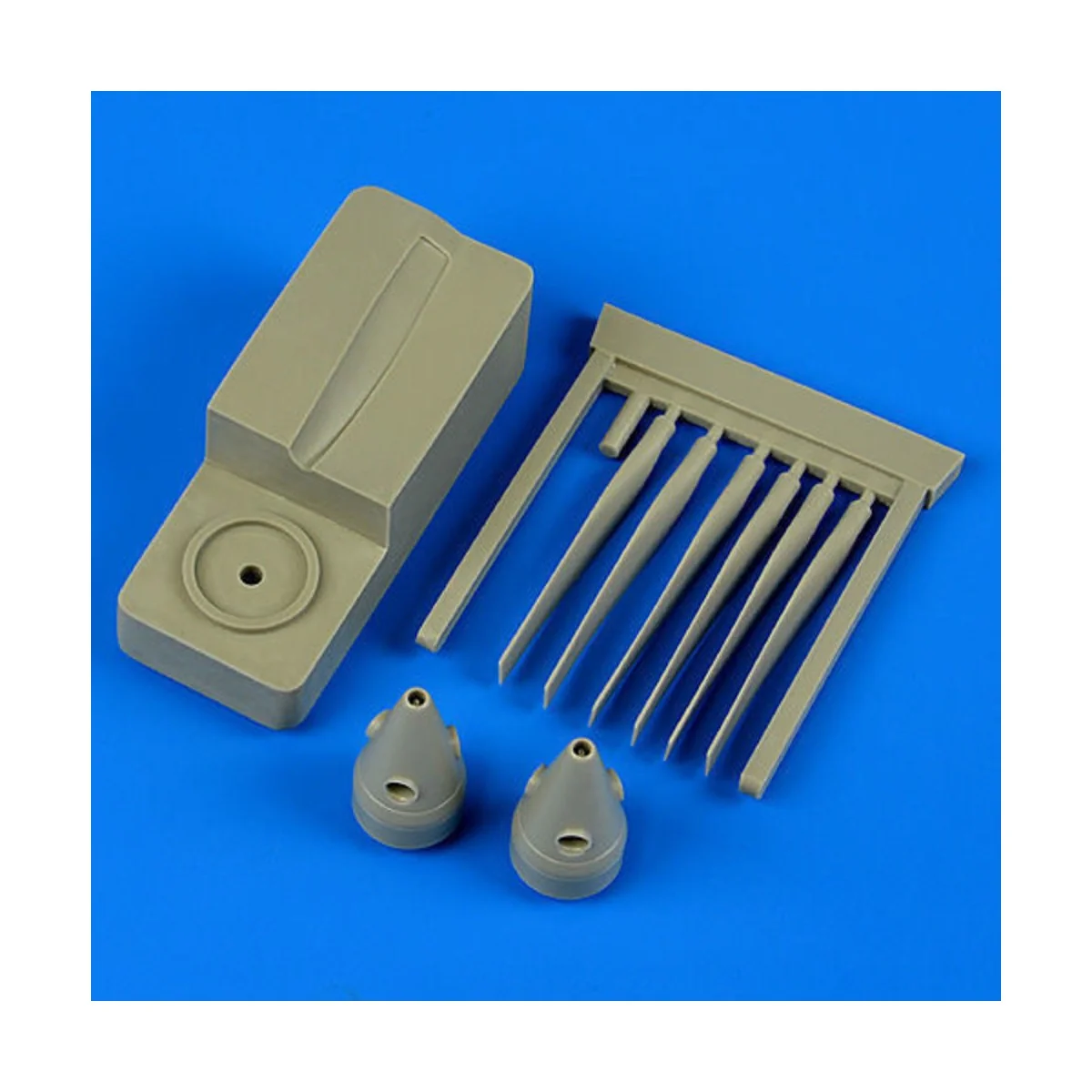 OV-1 Mohawk propellers w/tool f. Roden - Quickboost QB48 584