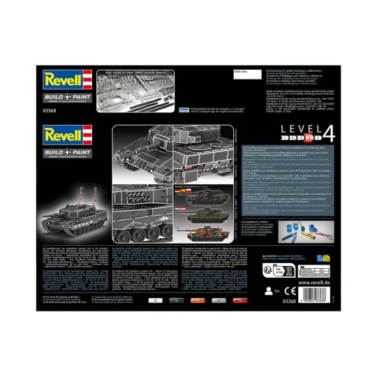 Leopard 2A4 - Special Decoration 40th anniversary, 1/35 - Revell 03368 Leopard 2A4 - Special Decoration 40th anniversary, 1/35 - Revell 03368