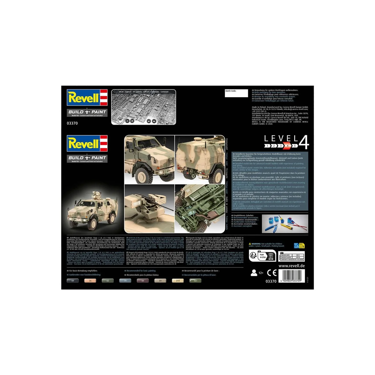 Dingo 2 GE A3.3 PatSi, 1/35 - Revell 03370