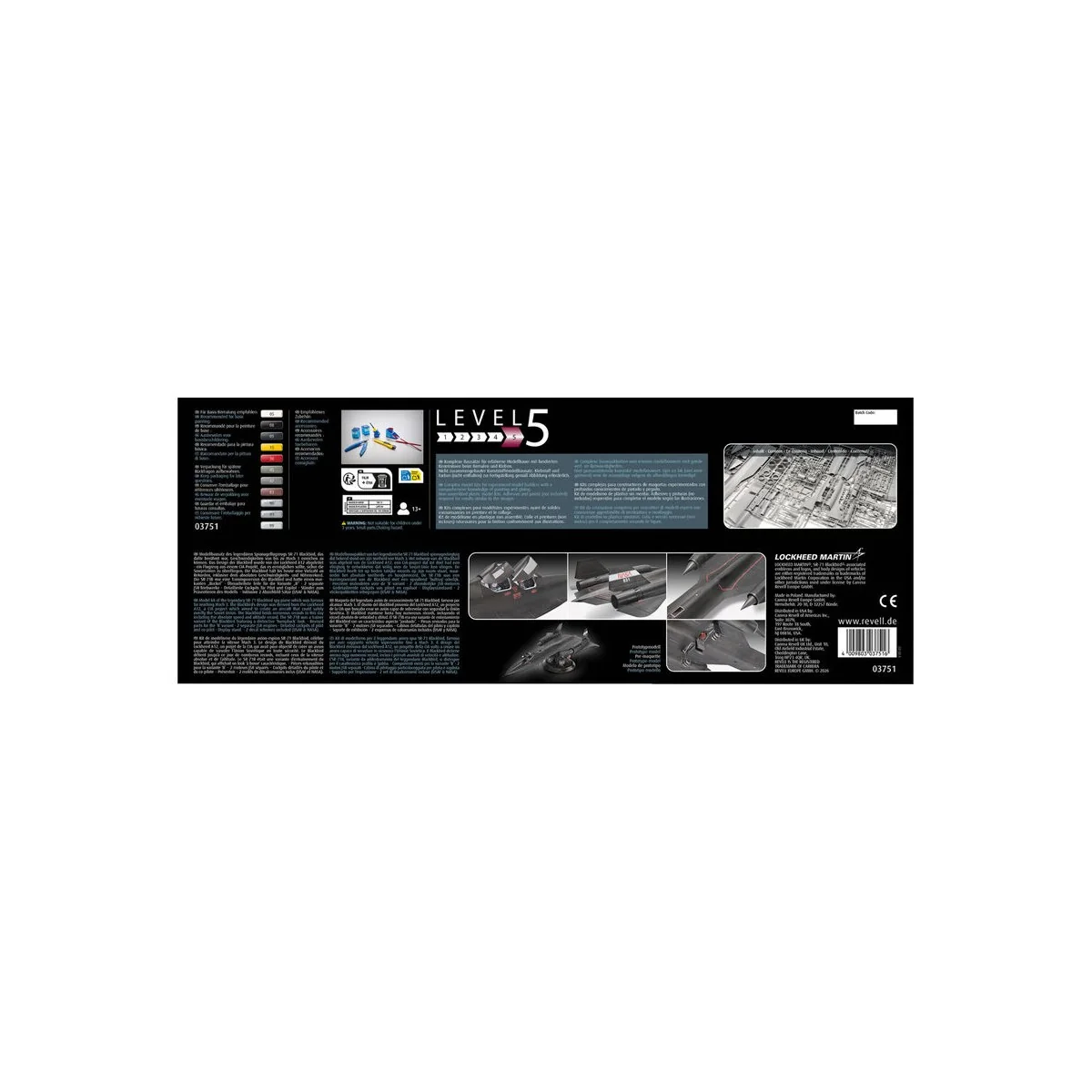 Lockheed SR-71B Blackbird, 1/48 - Revell 03751