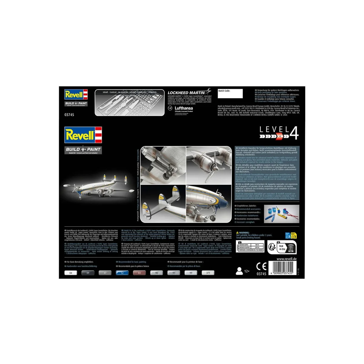 Lockheed L-1049G Super Constellation, 1/144 - Revell 03745