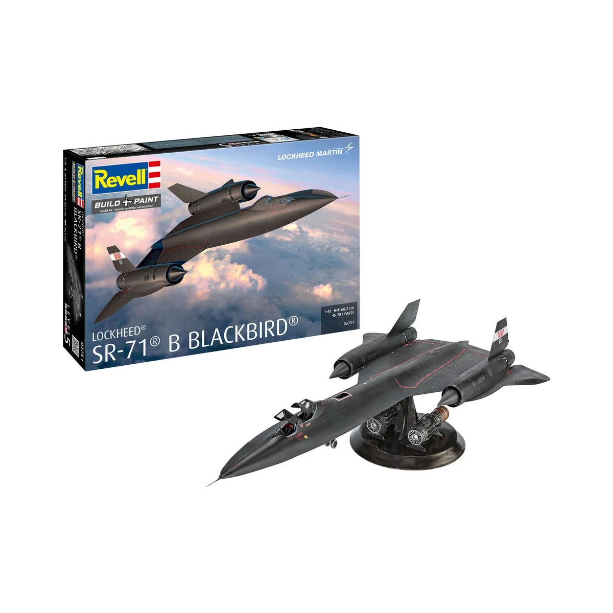 Lockheed SR-71B Blackbird, 1/48 - Revell 03751