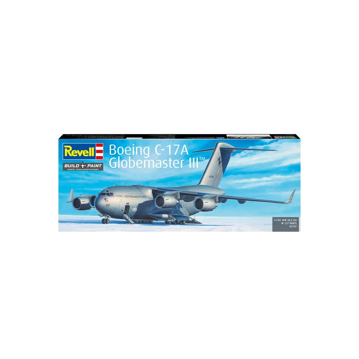 Boeing C-17A Globemaster III, 1/144 - Revell 03747 Boeing C-17A Globemaster III, 1/144 - Revell 03747
