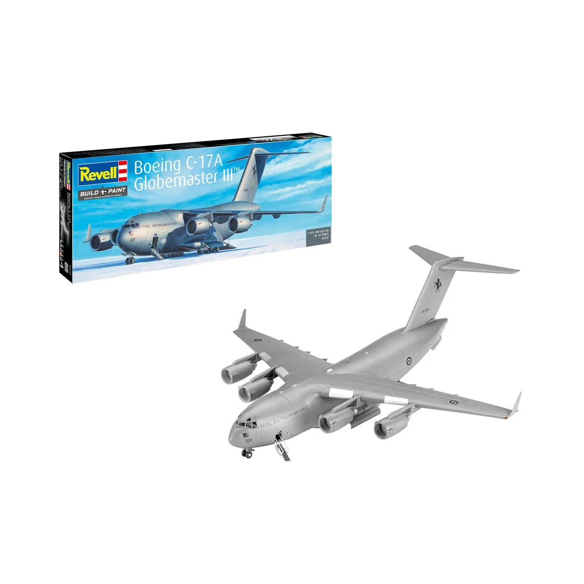 Boeing C-17A Globemaster III, 1/144 - Revell 03747 Boeing C-17A Globemaster III, 1/144 - Revell 03747