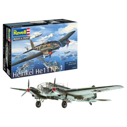 Heinkel He 111P-1, 1/32 - Revell 03755 Heinkel He 111P-1, 1/32 - Revell 03755