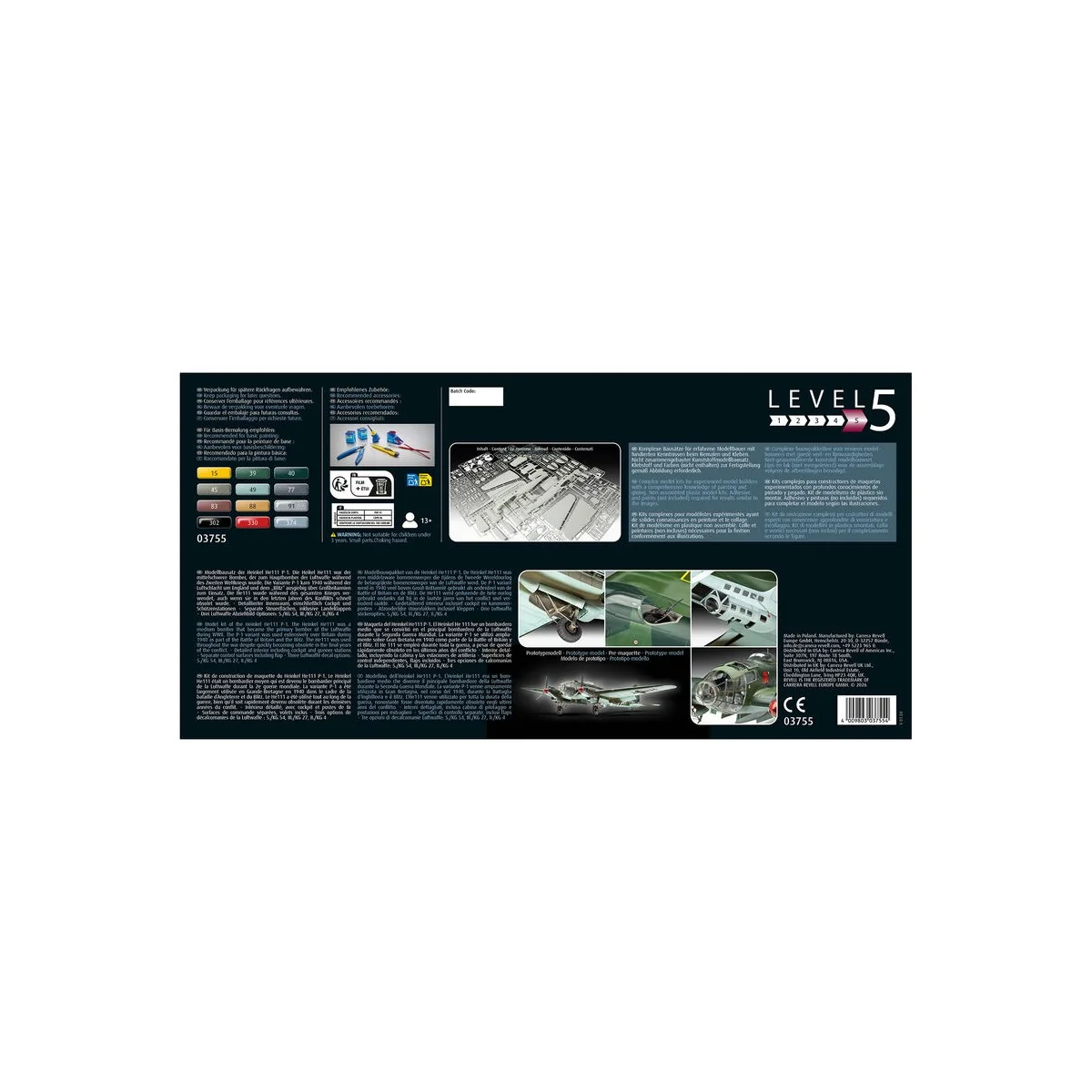 Heinkel He 111P-1, 1/32 - Revell 03755 Heinkel He 111P-1, 1/32 - Revell 03755