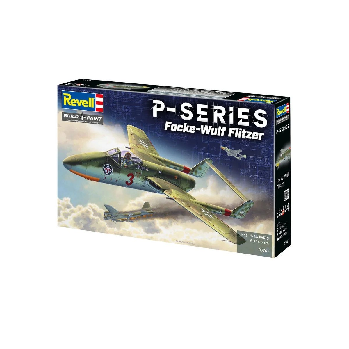Focke-Wulf TL Jäger Flitzer - P-Series, 1/72 - Revell 03761 Focke-Wulf TL Jäger Flitzer - P-Series, 1/72 - Revell 03761