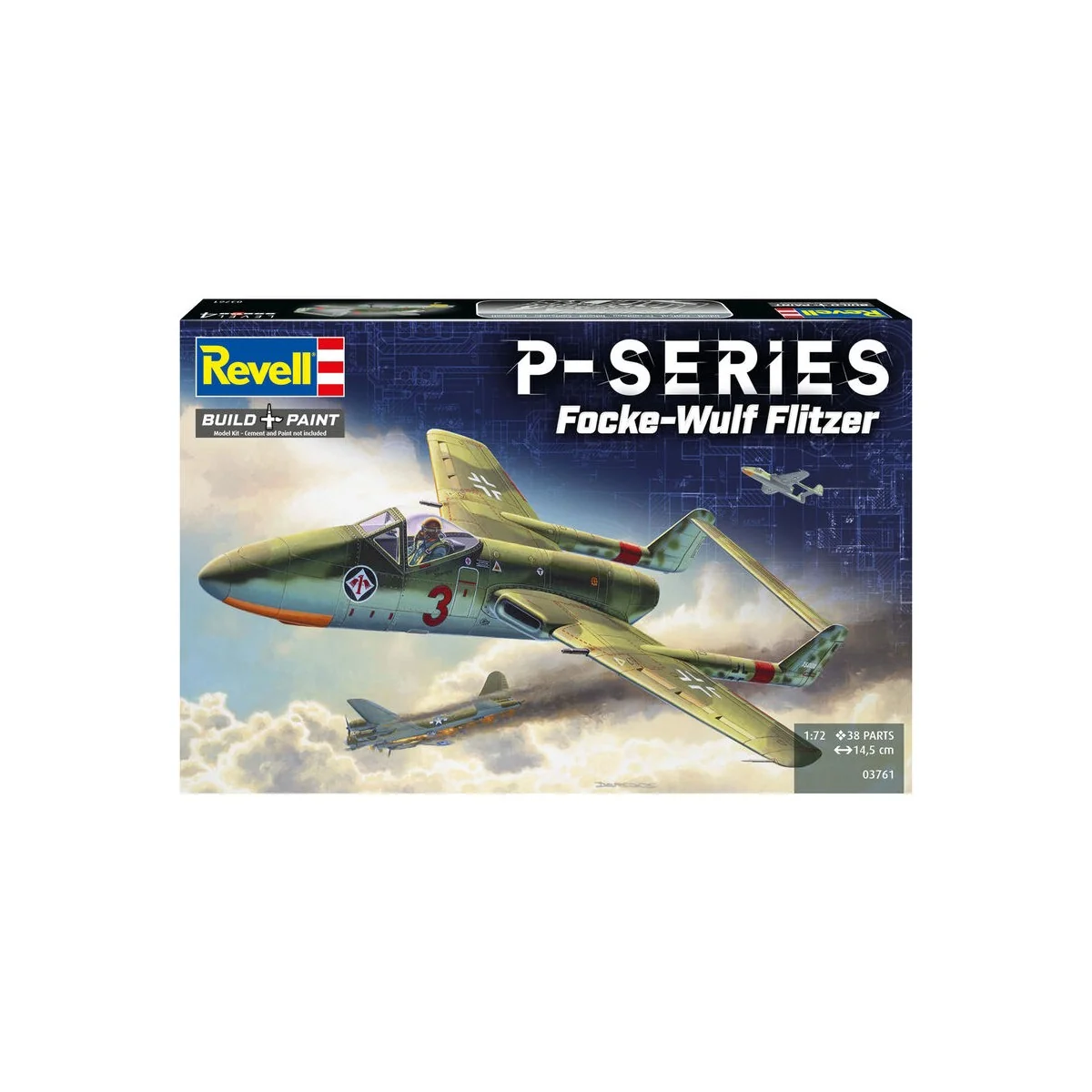 Focke-Wulf TL Jäger Flitzer - P-Series, 1/72 - Revell 03761 Focke-Wulf TL Jäger Flitzer - P-Series, 1/72 - Revell 03761