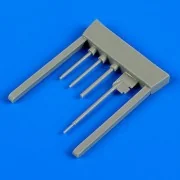 MiG-3 late gun barrels a.pitot tube f.Tr - Quickboost QB48 601
