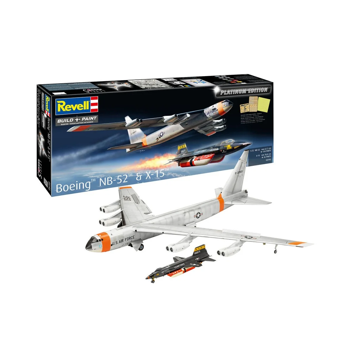 Boeing NB-52 & X-15 "Platinum Edition", 1/72 - Revell 03793 Boeing NB-52 & X-15 "Platinum Edition", 1/72 - Revell 03793