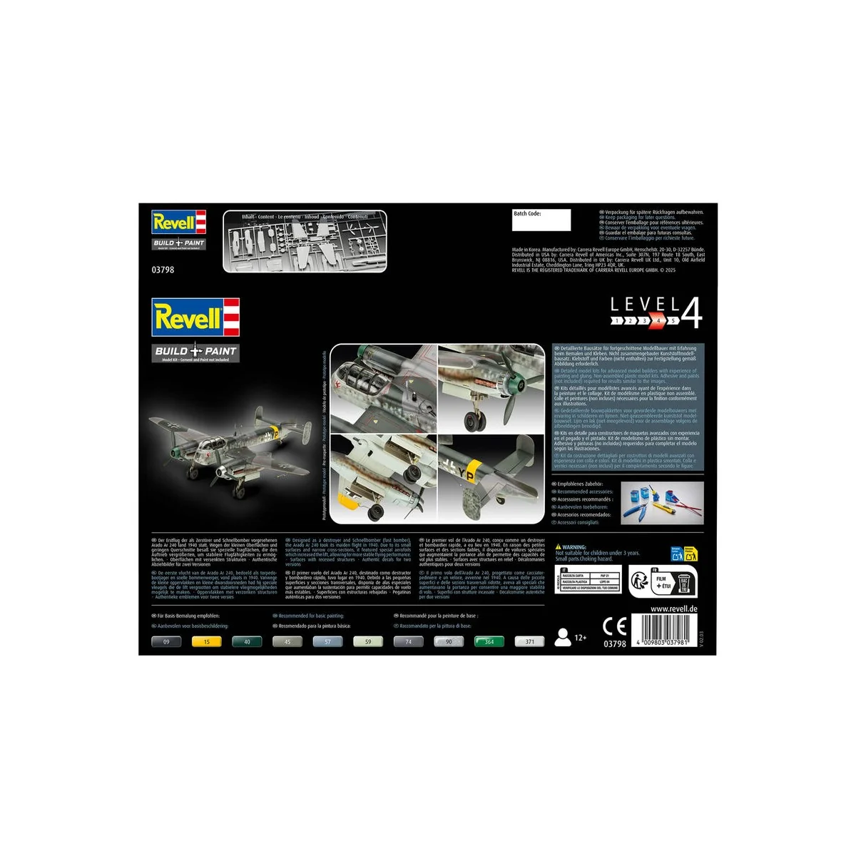 Arado AR-240, 1/72 - Revell 03798