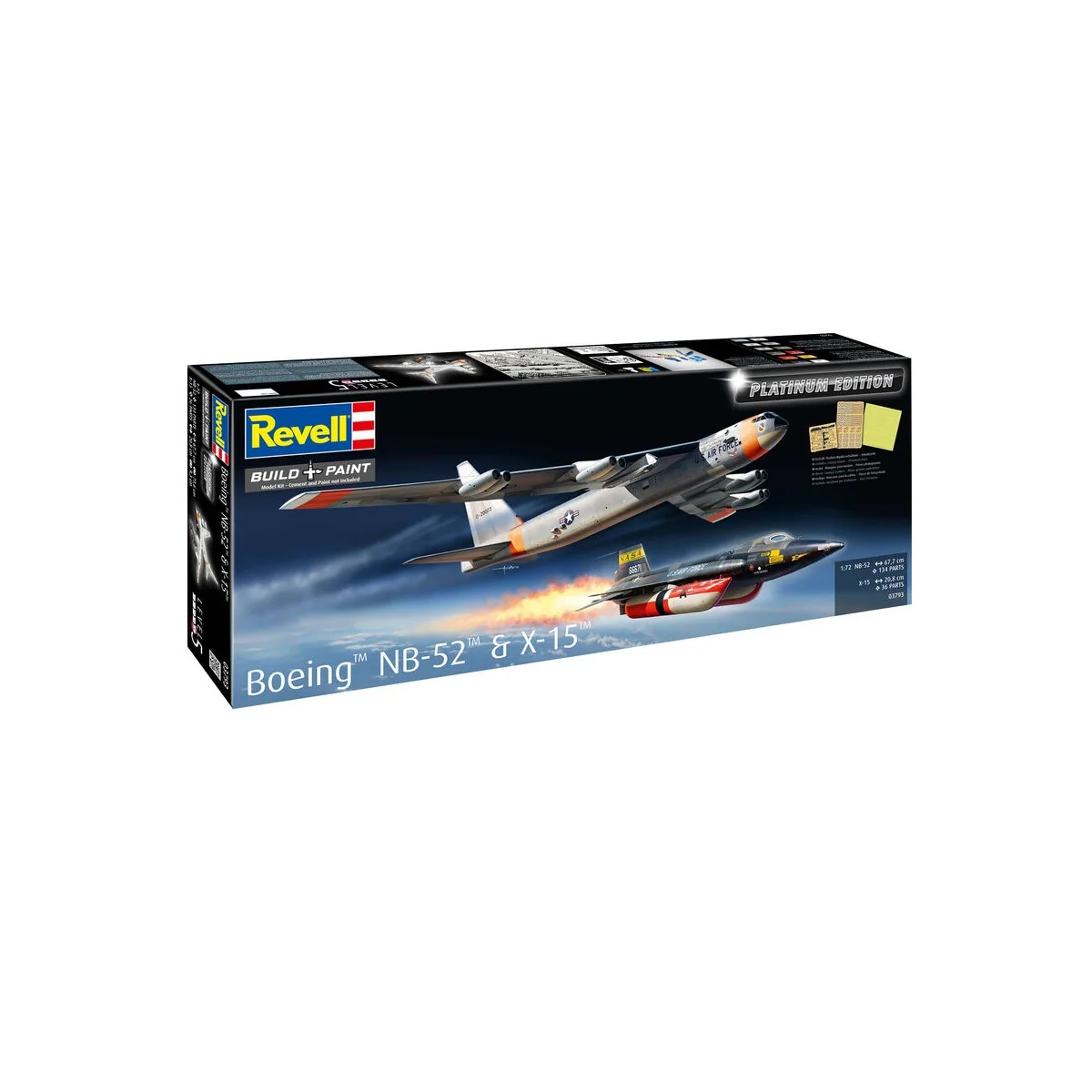 Boeing NB-52 & X-15 "Platinum Edition", 1/72 - Revell 03793 Boeing NB-52 & X-15 "Platinum Edition", 1/72 - Revell 03793