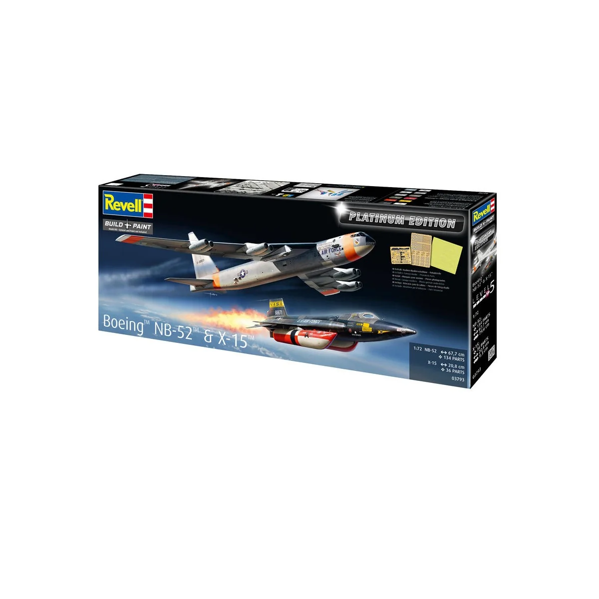 Boeing NB-52 & X-15 "Platinum Edition", 1/72 - Revell 03793 Boeing NB-52 & X-15 "Platinum Edition", 1/72 - Revell 03793