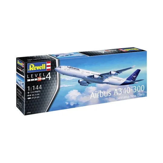A340-300 Lufthansa New Livery, 1/144 - Revell 03803